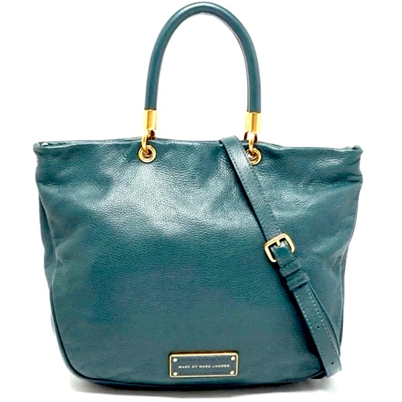 Marc by Marc Jacobs Too Hot to Handle Teal Green Leather Bag | Classic - Picture 1 of 9